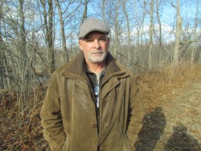Dave Ferguson, president of the Lambton Federation of Agriculture, stands in one of his wood lots in Brooke-Alvinston Township.
FILE PHOTO/ THE OBSERVER/ QMI AGENCY