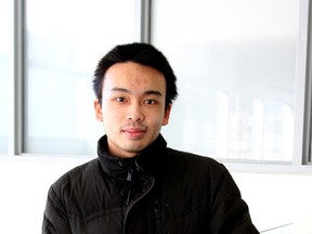 Joseph Lee, a first-year Queen's University student, has come out in support of anti-vaccination professor Melody Torcolacci. (Ian MacAlpine/The  Whig-Standard)