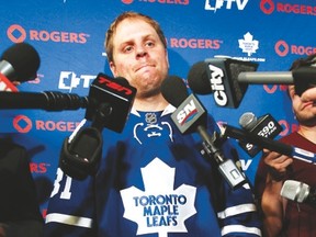 Maple Leafs winger Phil Kessel. (Craig Robertson/Toronto Sun)