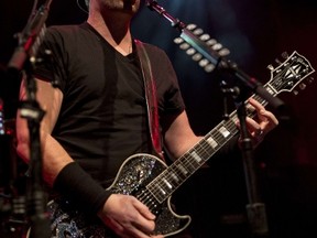 WEST HOLLYWOOD, CA - NOVEMBER 05: Chad Kroeger of Nickelback performs on stage at the special announcement and live performance at the House of Blues on the Sunset Strip November 5, 2014 in West Hollywood, California.   Mark Davis/Getty Images/AFP== FOR NEWSPAPERS, INTERNET, TELCOS & TELEVISION USE ONLY ==