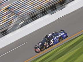 Kasey Kahne was one of 38 drivers on Saturday to record a faster lap than last year’s top session at Daytona. (AFP)