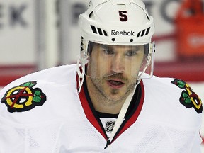Steve Montador was found dead in his Mississauga, Ont., home Sunday. He was 35. (AL CHAREST/QMI Agency)