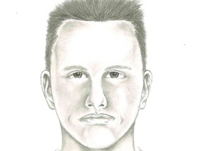 Composite sketch of suspect. (Las Vegas Metropolitan Police Department/JO)