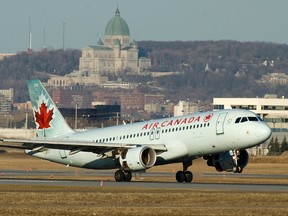 An Air Canada Airbus A320 like this one with 119 passengers and five crew on board conducted an unplanned landing at 8 Wing/CFB Trenton, Ont. after 1 p.m. Sunday, feb. 15, 2015. - AIR CANADA HANDOUT