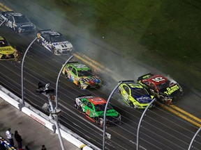 Clint Bowyer was incensed after being taken out in a crash during yesterday’s qualifying for the Daytona 500. Bowyer ripped NASCAR’s new knockout format, saying “It’s stupid. There is no sense to this.” (USA TODAY/SPORTS)