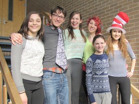 Get ready for some zany fun as Chatham-Kent Secondary School presents Seussical The Musical at the St. Clair College Capitol Theatre this week. There will be performances on Feb. 19, 20 and 21 at 7 p.m. and matinees on Feb. 21 and 22 at 2 p.m. Ticket prices range from $16 to $25 for adults and $16 for students and children. The cast includes, front, Kayla Norton and back, from left: Ayla Jacobs, Tyson Fraleigh, Amanda Davidson, Beka Goldsmith and Christal Blue.