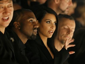 Kanye West and Kim Kardashian. 

REUTERS/Gonzalo Fuentes