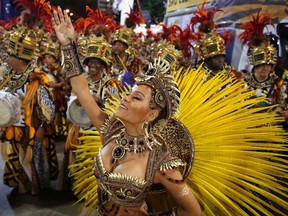 Carnival parade in Rio, Brazil. 

REUTERS/Pilar Olivares