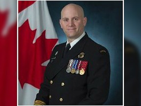 Cmdr. Joshua Yanchus, pictured, was charged Monday for offences that allegedly happened aboard the HMCS Calgary on June 25, 2014, during Exercise Rim of the Pacific — the world's largest maritime exercise held off the coast of Hawaii with more than 20 nations. (QMI Agency/LinkedIn)