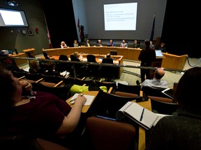 An Edmonton Public School Board meeting in Edmonton, Alta., on Tuesday, Feb. 18, 2014. Ian Kucerak/Edmonton Sun/QMI Agency