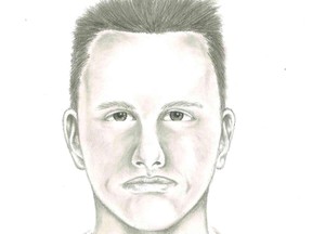 A Las Vegas Metropolitan Police Department composite sketch shows a suspect, a white male approximately 25 years of age, in the fatal shooting of Tammy Meyers, 44, who was shot on Feb. 12, 2015, in this image released on Feb. 17, 2015. (REUTERS/Las Vegas Metropolitan Police Department/Handout)