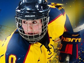 The Queen's Golden Gaels take on the Wilfrid Laurier Golden Hawks in a first-round OUA women's hockey playoff series, beginning Thursday night in Waterloo. (Queen's University Athletics)