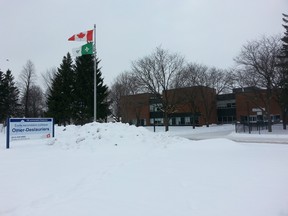 Jean-Francois Thibodeau, who's in charge of safety at the French Public School Board in Ottawa, said his staff have never strip-searched a student. Photo of Omer Deslauriers Public School in Nepean taken on Wednesday,  Feb. 18, 2015. (Keaton Robbins/Ottawa Sun)