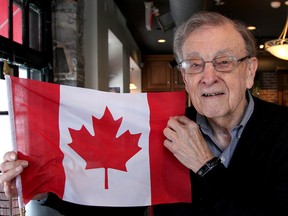 Local historian Bill Fitsell will take part in a debate on Friday surrounding the birthplace of the Canadian flag, Brockville or Kingston. (Ian MacAlpine/The Whig-Standard)