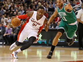 Terrence Ross, whose name surfaced a few times in trade rumours but is staying put for now, still has the full confidence of the Raptors management. (USA TODAY SPORTS)