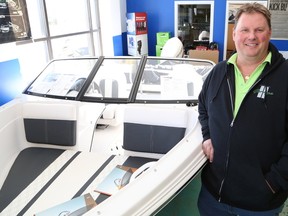 JOHN LAPPA/THE SUDBURY STAR
Scott Hodgins, of Sudbury Boat and Canoe, is once again the judge for The Sudbury Star Ice Guessing Contest.