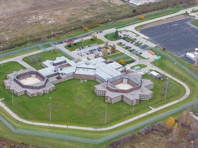 An aerial view of the Elgin-Middlesex Detention Centre in London on Wednesday October 29, 2014.
CRAIG GLOVER / QMI AGENCY