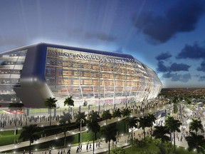 An artist's depiction provided by MANICA Architecture is shown of the proposed football stadium on property in Carson, California, February 20, 2015. (REUTERS/MANICA Architecture/Handout via Reuters)