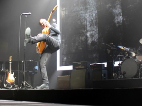 Bryan Adams took to the Krock Centre stage in Kingston, Ont. on Saturday February 21, 2015. Steph Crosier/Kingston Whig-Standard/QMI Agency