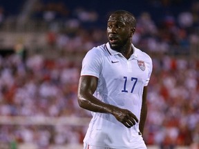 Toronto FC’s Jozy Altidore says “the challenge of Toronto excited me.” That is why he decided to sign long term with the Reds. (afp)