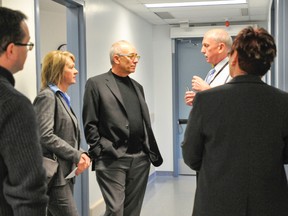 Minister of Health Stephen Mandel was invited to the Town of Drayton Valley by Diana McQueen, MLA for Drayton Valley-Devon, for a tour of the Drayton Valley Hospital and Care Centre on Feb. 21.