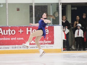 Rachel Millian, Senior STARSkater performing her solo.