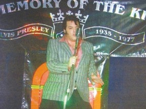 Feb. 23, 2005

Elvis impersonator Stuart MacLeod was in Vulcan Feb. 19 to share with audiences his performance “In Memory of the King.” He played a variety of favourites for a full house at the Vulcan Legion.