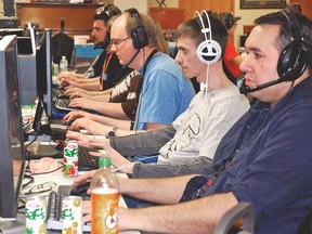 Using their keyboards, mice and wits, about 40 gamers fought for supremacy in the digital arena — and downed plenty of pop and juice — during the 12th annual VulcLAN, held for the second year in a row at the Vulcan Lodge Hall, from Friday to Sunday. The event, put on by BCCHardware owner Ben “Zeus” Heide and his staff, provides video gamers with a chance to face off against friendly competition.