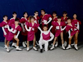 The club has taught many students to skate over the years. 
LEFT: Skaters from 1994 pose for a picture.
BOTTOM: Skaters from 1996 pose to take a picture.