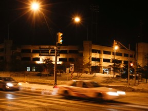 Police are investigating after a tunnel was found near the  Rexall Centre, which will be used for tennis during the Pan Am games. (JACK BOLAND, Toronto Sun)