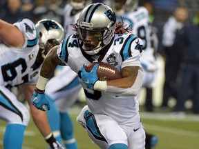 Running back DeAngelo Williams was told by the Panthers that the team doesn’t run the ball enough. So he was cut. (REUTERS/PHOTO)