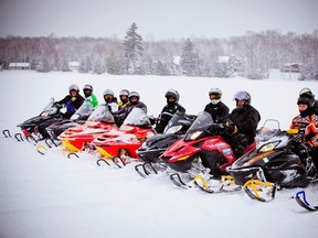 Get your motor running for snowmobiling on Muskoka's vast trail system. (Handout)