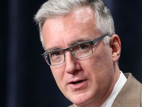 TV Personality Keith Olbermann speaks onstage during the Olbermann panel at the ESPN portion of the 2013 Summer Television Critics Association tour at the Beverly Hilton Hotel on July 24, 2013 in Beverly Hills, California.  Frederick M. Brown/Getty Images/AFP