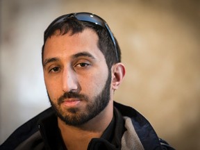 Deepan Budlakoti is a 25 year old Ottawa-born man rendered stateless by Canada, spoke with the media prior to his hearing at the Health Services Appewal and Review Board as he continues to fight for his right to healthcare. February 24, 2015. Errol McGihon/Ottawa Sun/QMI Agency