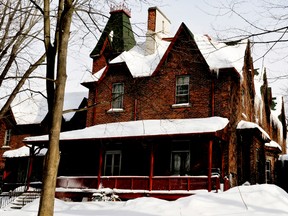 A widow's walk adorns the top of the Crawford Street house once known as the Fairview and the Wm. Willson-Page House, shown here on Wednesday, February 18, 2015 in Brockville, Ont. (Ronald Zajac/Brockville Recorder and Times/QMI Agency)