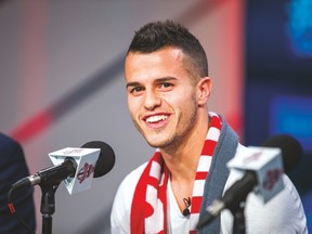 New arrival Sebastian Giovinco is a shoo-in to start on opening day. (TORONTO SUN)