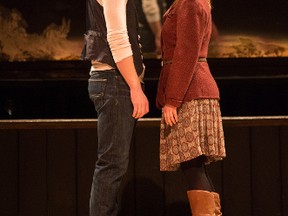 Ian Lake and Trish Lindstrom in Once. (Courtesy of Cylla von Tiedemann)