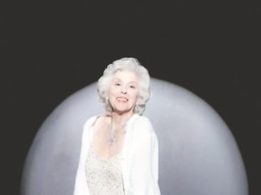Nonnie Griffin stars as Marilyn Monroe in a show she also wrote, Marilyn-After, at the Grand Theatre?s McManus Studio Sunday. (Yuri Dojc, Special to QMI Agency)