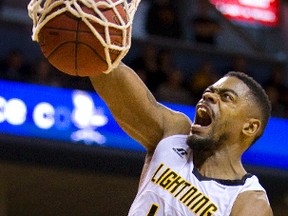 London Lightning player Marvin Phillips. (Free Press file photo)