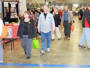 The annual Seniors Information Fair, held by the Lambton Seniors Association, was held at the Point Edward Arena last May. The association is marking its 25th anniversary in 2015.
(CARL HNATYSHYN/QMI AGENCY)