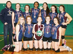 The STSS junior girls volleyball team won the COSSA AA title this week at NCC.