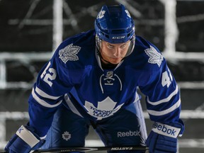 Maple Leafs centre Tyler Bozak could be the next player shipped out of Toronto. The New York Rangers have reportedly shown interest in the forward. (Dave Thomas/Toronto Sun)