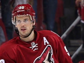 Antoine Vermette of the Arizona Coyotes is one of the top forwards on the market ahead of this years NHL Trade Deadline. (Christian Petersen/AFP)