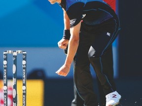 New Zealand pace bowler Trent Boult was on fire during their win over Australia. (REUTERS)