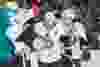 Feb 28, 2015; San Jose, CA, USA; Ottawa Senators defenseman Erik Karlsson (65) celebrates with teammates after scoring a goal against the San Jose Sharks during the second period at SAP Center at San Jose. Mandatory Credit: Ed Szczepanski-USA TODAY Sports