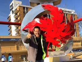 Winnipeg mayor Brian Bowman is in Prince George, B.C., taking in the Canada Winter Games. The city will host the 2017 Summer Games. (Twitter.com)