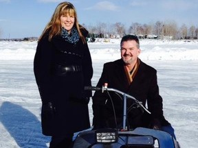 Photo supplied
Lisa Bonin, the United Way's 2015 campaign chair and owner of Eventful Times, and Paul Kusnierzcuk from Royal Lepage.