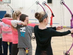 The first St. Anthony School Invitational Archery Tournament for students Grades 4 to 8 was held on Feb. 20 and Feb. 21 at the school’s gymnasium.