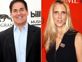 Mark Cuban and Ann Coulter (WENN.COM)