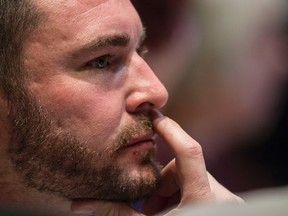 Ottawa City Council convened for the first time with eight new members at the table. New member Jody Mitic listens. December 3, 2014. (Errol McGihon/Ottawa Sun/QMI Agency)